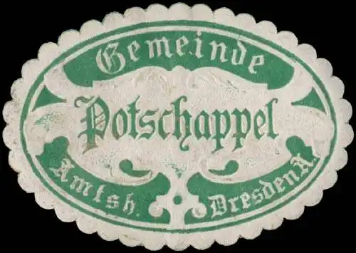 Gemeinde Potschappel Amtsh. Dresden-A