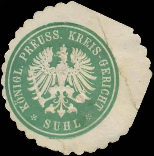 K.Pr. Kreisgericht Suhl