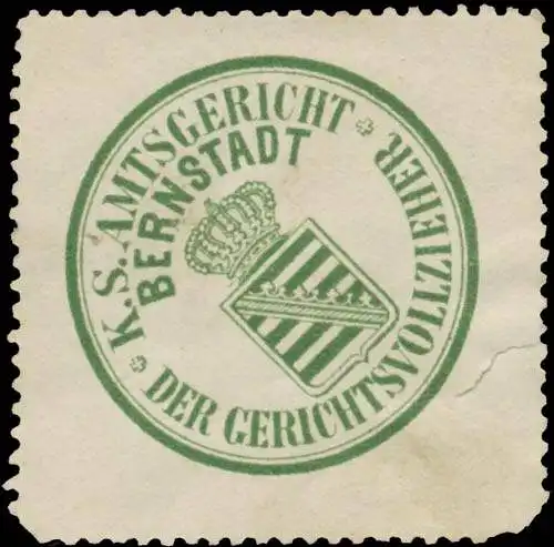 Der Gerichtsvollzieher K.S. Amtsgericht Bernstadt