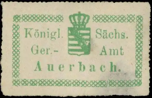 K.S. Gerichtsamt Auerbach