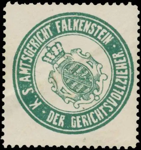 Der Gerichtsvollzieher K.S. Amtsgericht Falkenstein