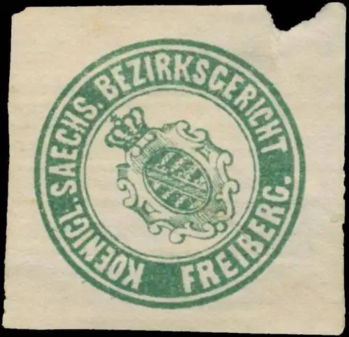 K.S. Bezirksgericht Freiberg