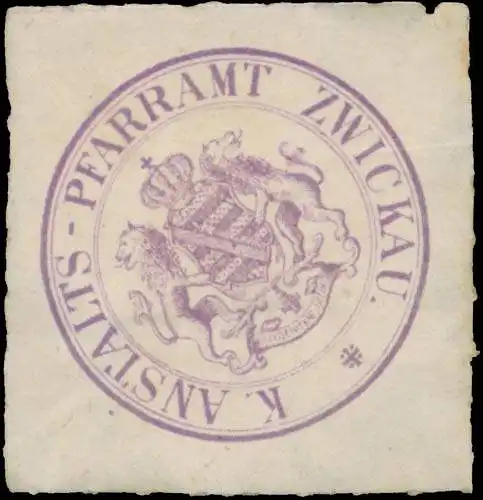 K. Anstalts-Pfarramt Zwickau
