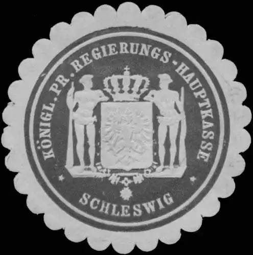K.Pr. Regierungs-Hauptkasse Schleswig