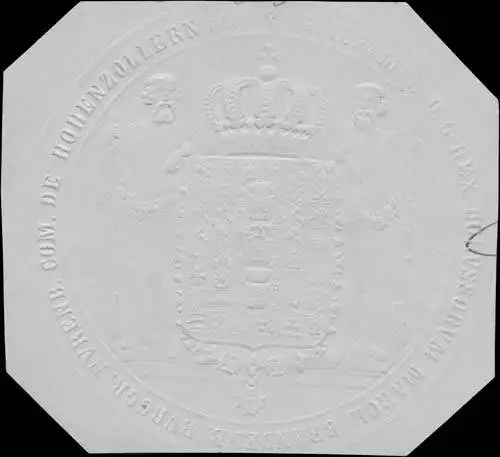 Hohenzollern Prachtsiegel