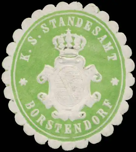 K.S. Standesamt Borstendorf