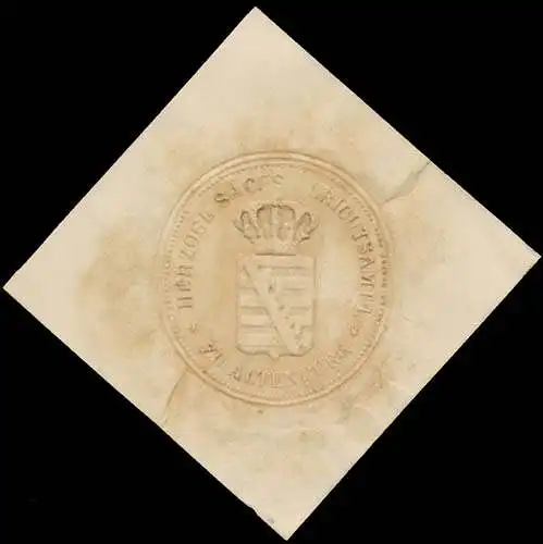 H.S. Gerichtsamt zu Altenburg