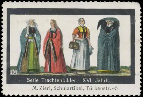 Tracht XVI. Jahrhundert Bild 10