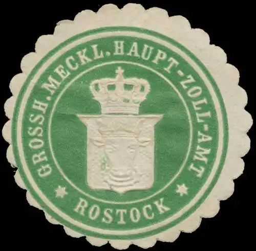 Gr. Meckl. Haupt-Zoll-Amt Rostock