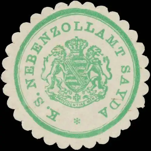 K.S. Nebenzollamt Sayda