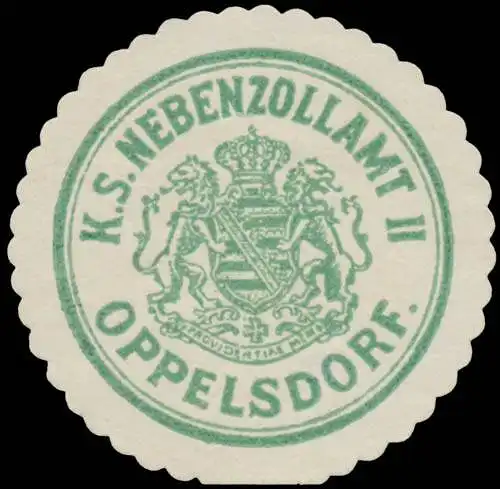 K.S. Nebenzollamt Ii Oppelsdorf