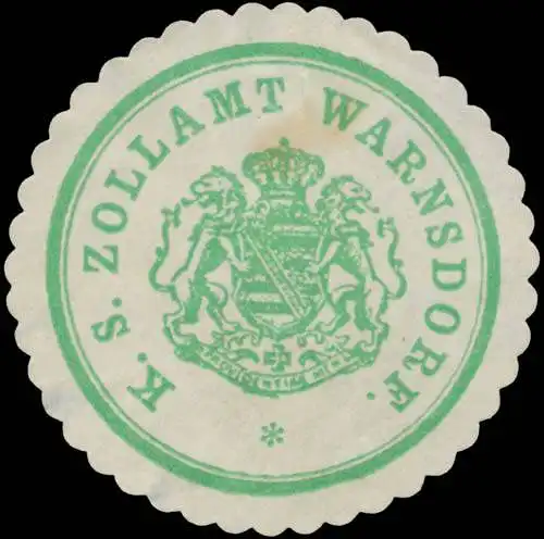 K.S. Zollamt Warnsdorf