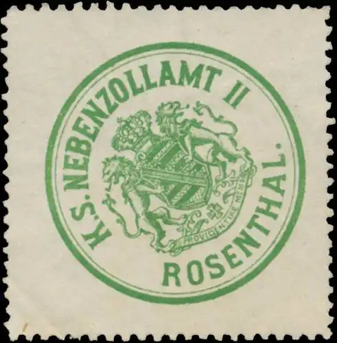 K.S. Nebenzollamt II Rosenthal