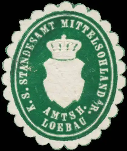 K.S. Standesamt Mittelsohland Amts. LÃ¶bau