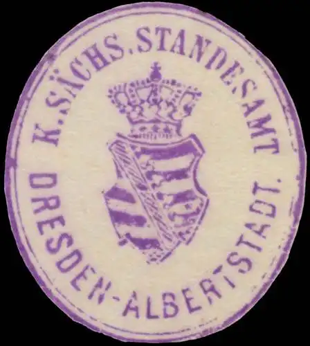 K.S. Standesamt Dresden-Albertstadt