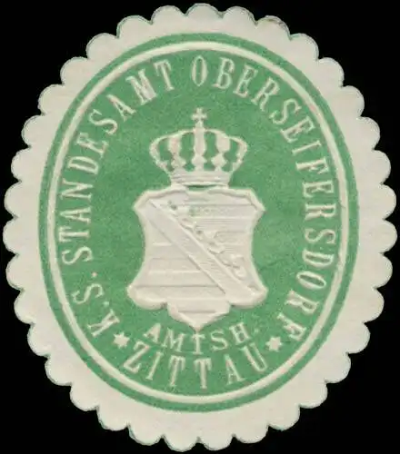 K.S. Standesamt Oberseifersdorf Amtsh. Zittau