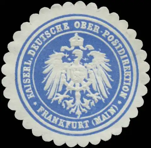 K. Deutsche Ober-Postdirektion Frankfurt/Main