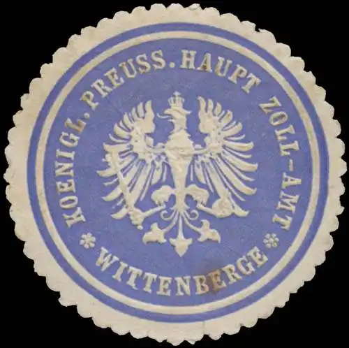 K.Pr. Haupt Zoll-Amt Wittenberge