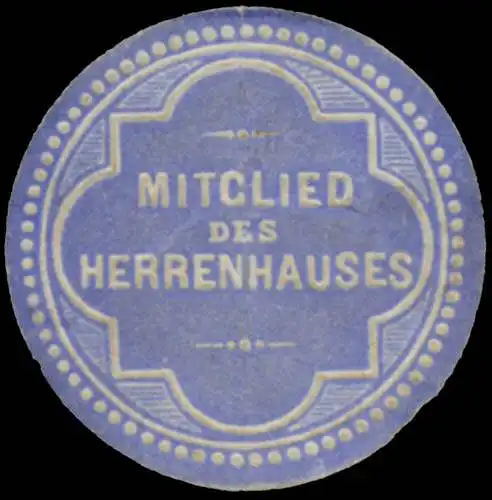 Mitglied des Herrenhauses