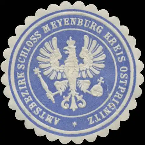 Amtsbezirk Schloss Meyenburg Kreis Ostprignitz