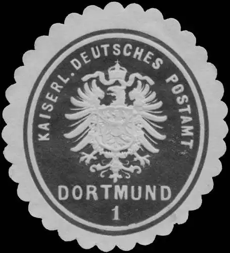 K. Deutsches Postamt Dortmund 1