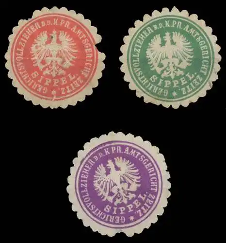 Gerichtsvollzieher Sippel in Zeitz - Sammlung