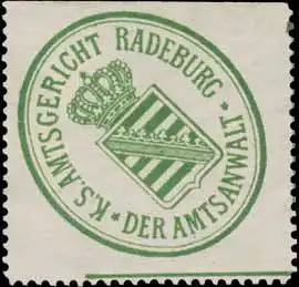 K.S. Amtsgericht Radeburg der Amtsanwalt