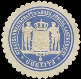 Staatsanwaltschaft b.d. K. Pr. Landgericht GÃ¶rlitz