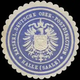 K. Deutsche Ober-Postdirection Halle/Saale