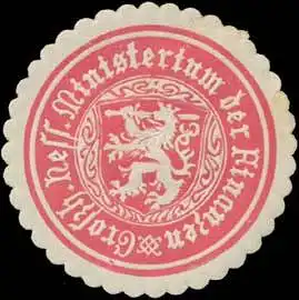 Gr. Hess. Ministerium der Finanzen