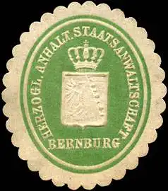 H. Anhalt. Staatsanwaltschaft - Bernburg