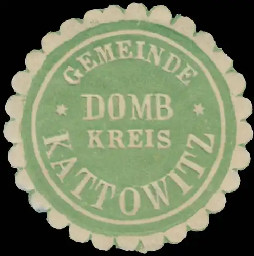 Gemeinde Domb Kreis Kattowitz