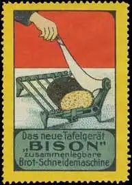 Bison Brot-Schneidemaschine