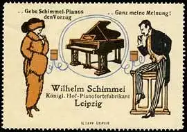 Gebe Schimmel-Pianos den Vorzug