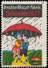 Kinder unterm Regenschirm
