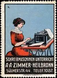 Schreibmaschinen Unterricht