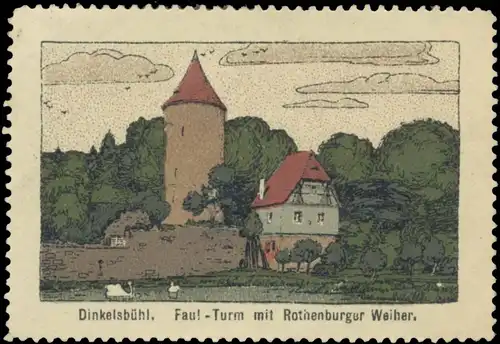 Faulturm mit Rothenburger Weiher