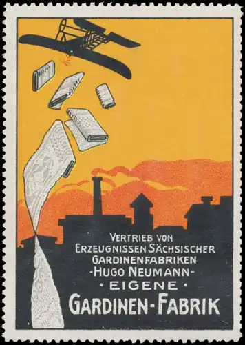 Gardinen - Flugzeug