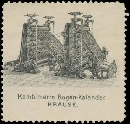 Kombinierte Bogen-Kalander