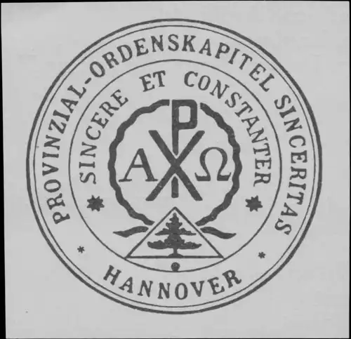 Provinzial-Ordenkapitel Sinceritas