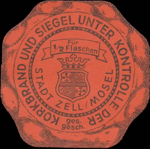 Korkbrand und Siegel