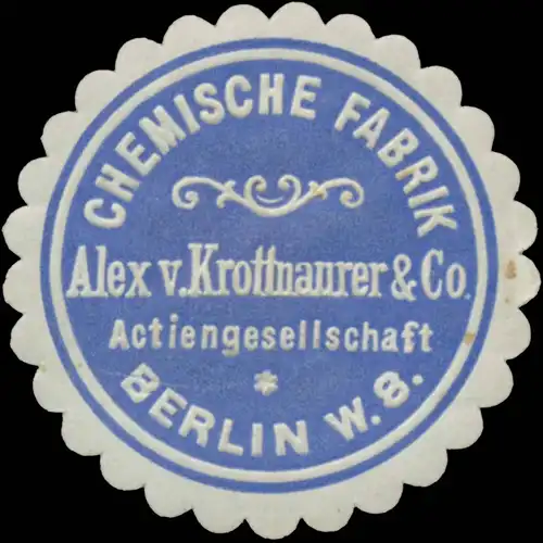 Chemische Fabrik Alex v. Krottnauer & Co. AG