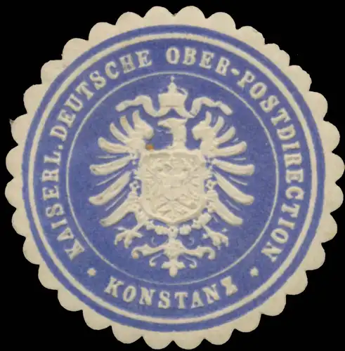 K. Deutsche Ober-Postdirection Konstanz