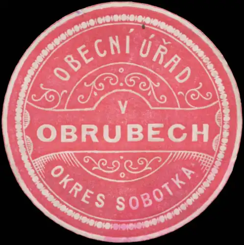 Siegel von Obrubech Kreis Sobotka