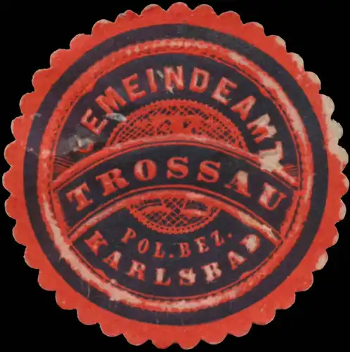 Gemeindeamt Trossau Pol. Bez. Karlsbad