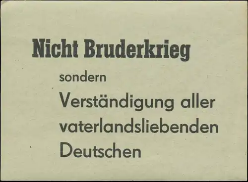 Nicht Bruderkrieg