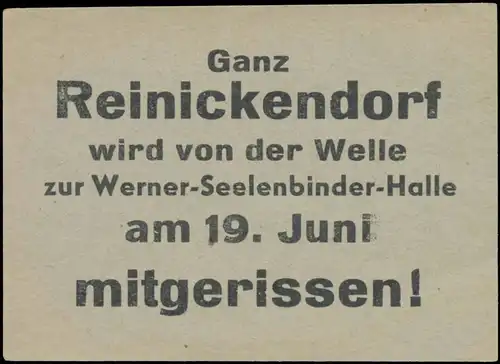 Ganz Reinickendorf wird von der Welle am 19. Juni mitgerissen!