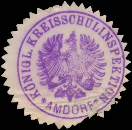 K. Kreisschulinspektion Amdorf