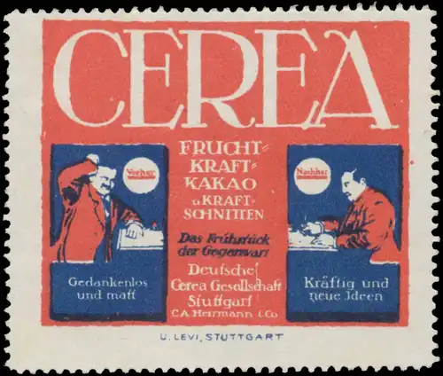 Cerea Fruchtkraft Kakao und Kraftschnitten