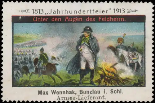 Unter den Augen des Feldherrn Napoleon